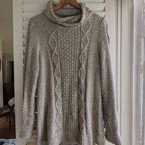 LL Bean Signature funnel neck cotton sweater dress